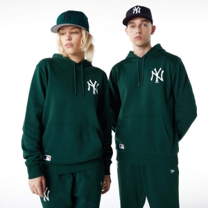 Sudadera Con Capucha New Era New York Yankees Essentials Verdes | GOQBL-5683