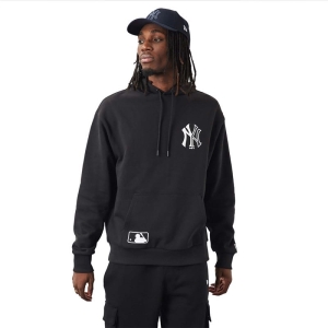 Sudadera Con Capucha New Era New York Yankees MLB Team Logo Negros | PKYQZ-5914