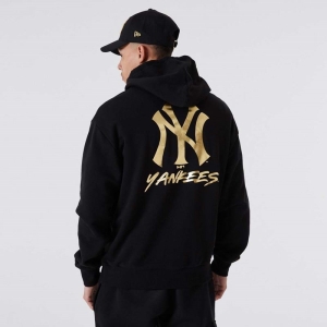 Sudadera Con Capucha New Era New York Yankees MLB Negros | RCUPB-1987