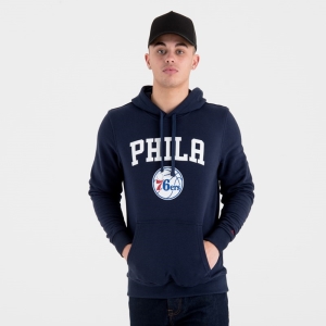 Sudadera Con Capucha New Era Philadelphia 76ers Team Logo Azules | HFTSV-0298